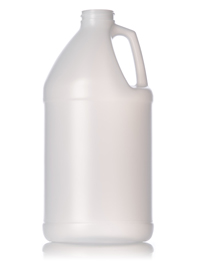 64 Oz Natural Hdpe Industrial Round Bottle 38-400 : Industrial Rounds